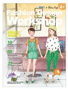 Hopax Carte creativa Stick"n Little Designer Activity book - Fruit Party