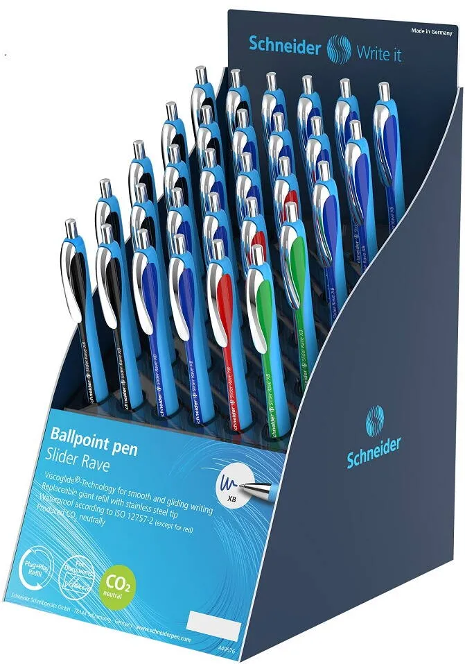 Schneider Display SCHNEIDER Slider Rave XB, 30 pixuri - (15x S-132503, 10x S-132501, 3x S-132502, 2x S-132504)
