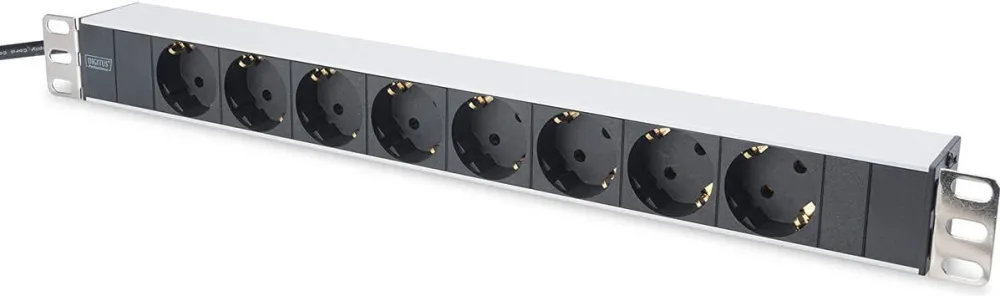Brennenstuhl Brennenstuhl Alu-Line 10  4-way, power strip (black/silver, 1U)