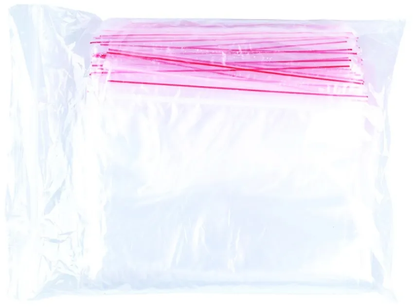 Office Products Pungi plastic cu fermoar pt sigilare, 150x250mm, 40microni, 100buc/set, Office Products-transparente
