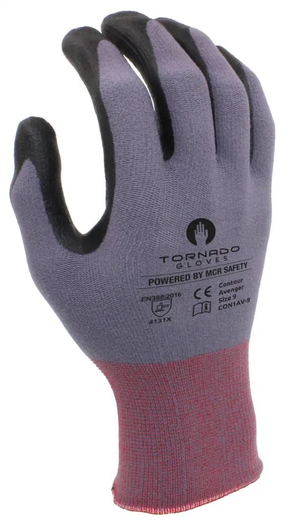Protectia muncii PBS Manusi protectie, din nailon, spandex/NBR, EN 388 (4121X), EN 420:2003+A1, MCR - marimea 11
