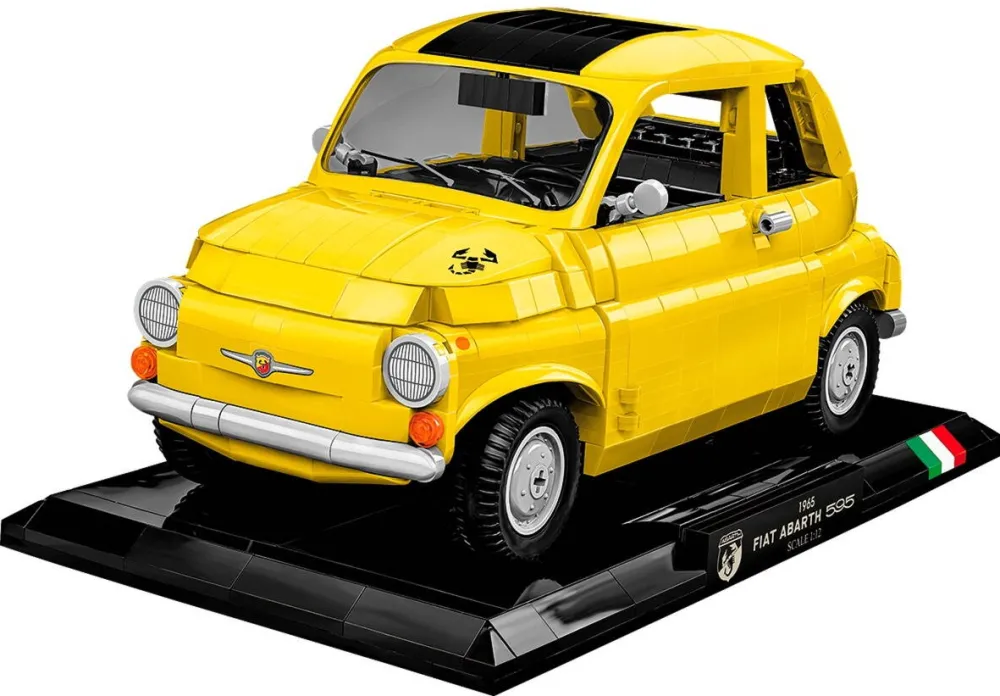 Masina Cobi Fiat 500 Abarth Executive Edition, construction toy (scale: 1:12)