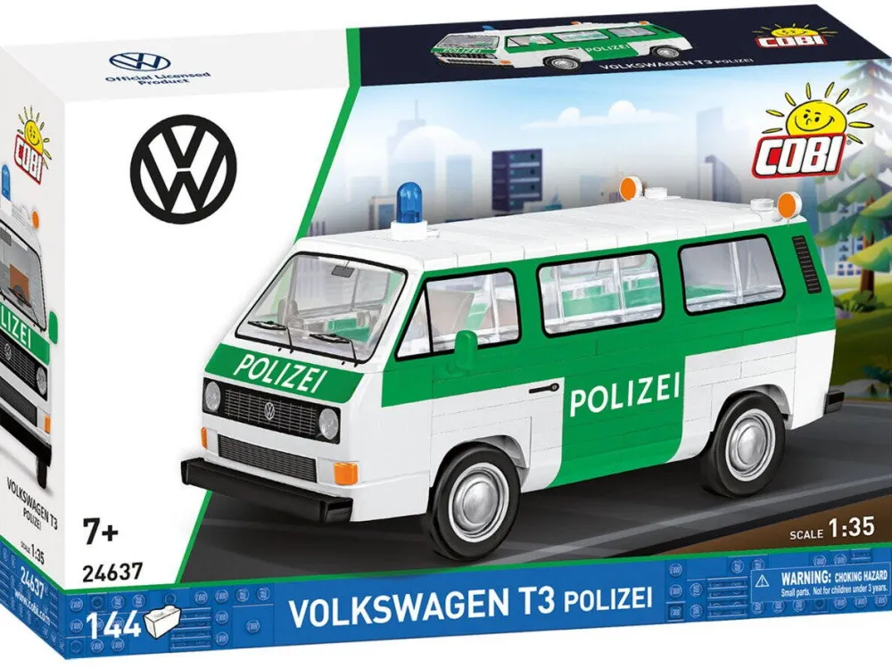 Masina Cobi Volkswagen T3 Police (scale 1:35)