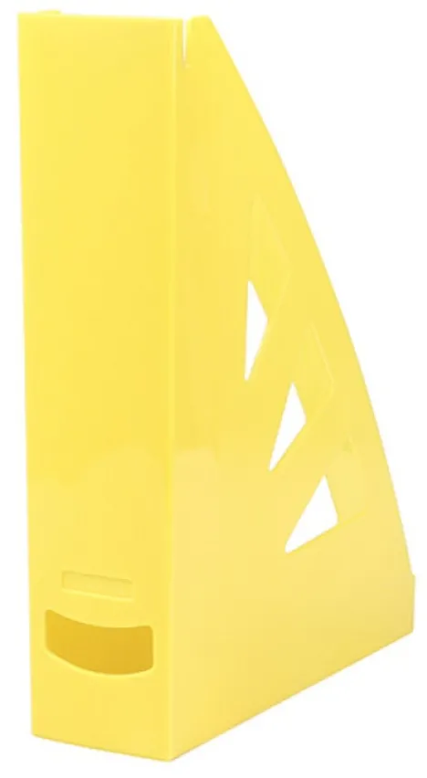 Office Products Suport vertical plastic pentru cataloage Office Products - galben