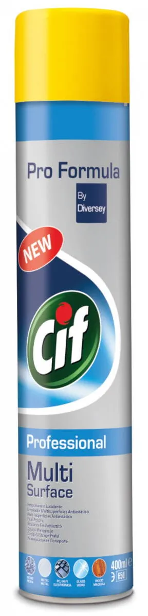 Chemia CIF Professional, spray universal, anti-static, pentru curatare si intretinere mobila, 400ml