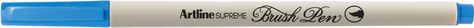 Marker cu varf pensula Artline Supreme Brush Pen flexibil albastru marin