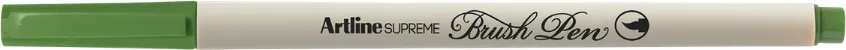 Marker cu varf pensula Artline Supreme Brush Pen verde pal