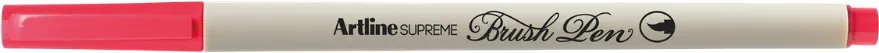 Marker Artline Supreme Brush Pen flexibil rosu pal