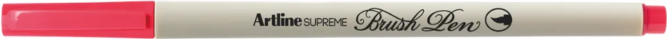 Marker cu varf pensula Artline Supreme Brush Pen roz trandafiriu