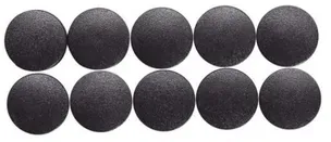 Maul Magneti forma rotunda, D15mm, 0.15 kg forta, 10 buc/set, MAUL Solid - negru