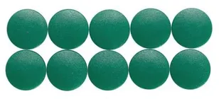 Maul Magneti forma rotunda, D24mm, 0.60 kg forta, 10 buc/set, MAUL Solid - verde
