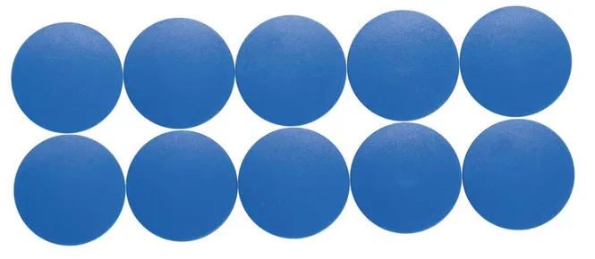 Maul Magneti forma rotunda, D38mm, 2.50 kg forta, 10 buc/set, MAUL Solid - albastru