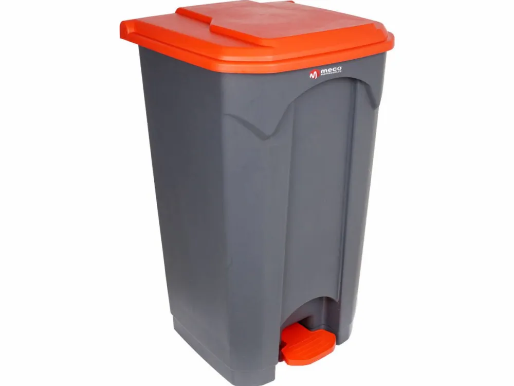 Produse curatenie locale Cos de gunoi cu pedala 87L, rosu