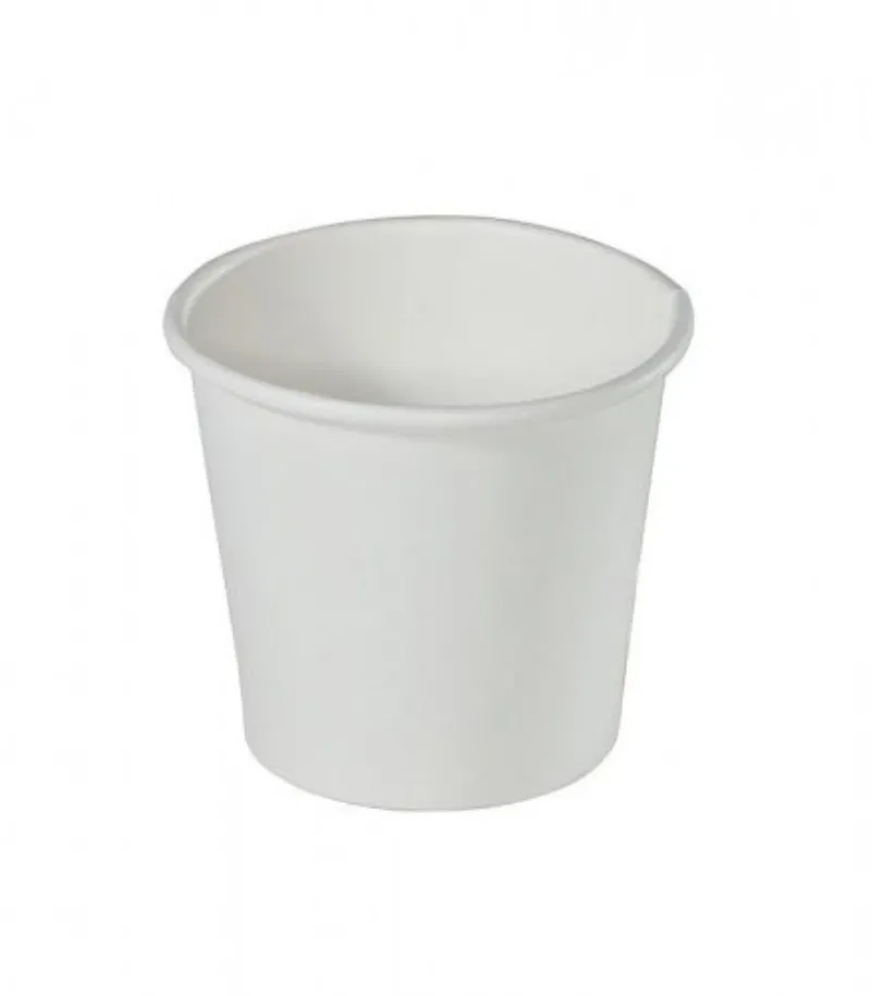 Horeca si uz casnic Pahare carton 118ml (4oz), 50 buc/set - albe