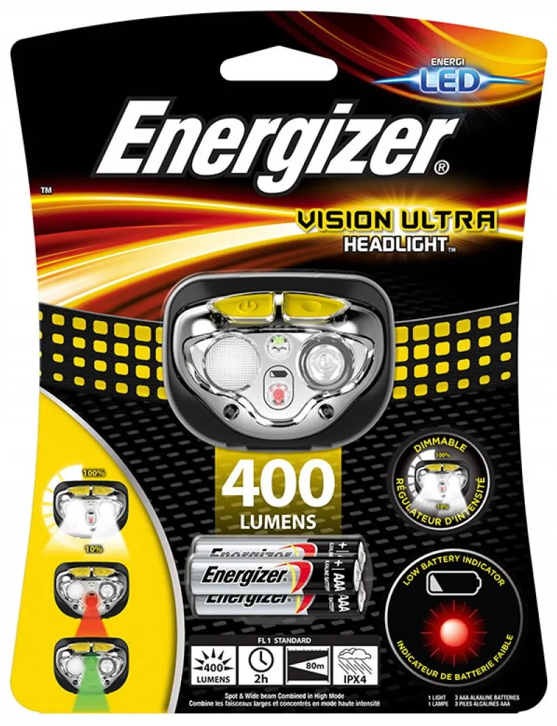 ENERGIZER Lanterna LED breloc, ENERGIZER, argintiu, 20 lumeni, cu 2 baterii CR2023