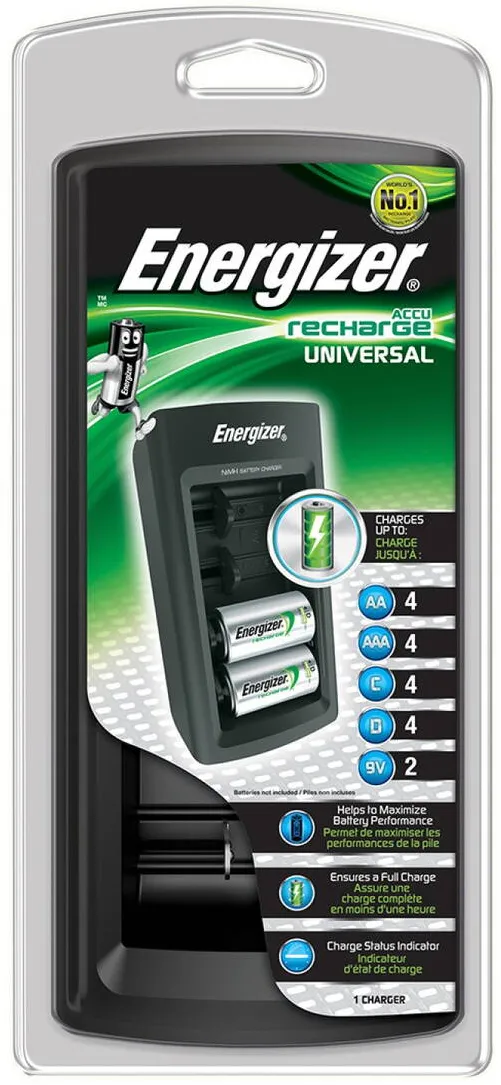 ENERGIZER Incarcator acumuatori ENERGIZER AA, AAA, C, D, 9V - universal