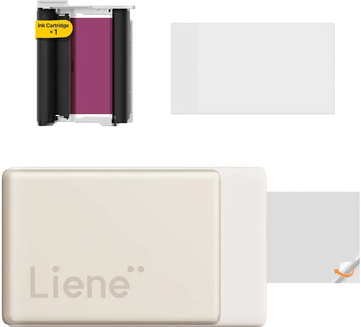 Imprimanta termica Liene foto portabila Liene Pearl N200 Pro 2x3" (aurie)