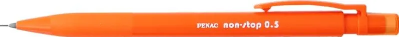 Penac Creion mecanic PENAC Non-Stop pastel, rubber grip, 0.5mm, varf retractabil - corp portocaliu