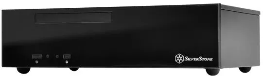 Carcasa PC Silverstone Silent Computer Case SST-ML09B Milo Slim HTPC Mini-ITX, black