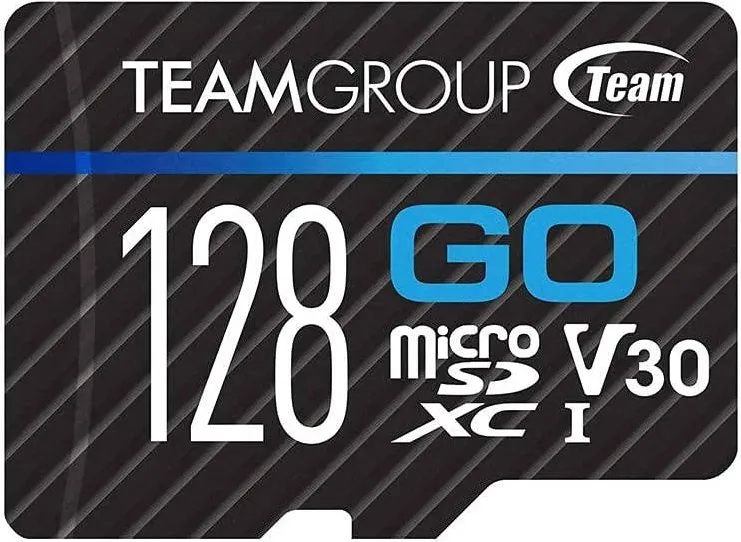 Card de Memorie Team Group GO 128 GB microSDXC (black/blue, UHS-I U3, V30)