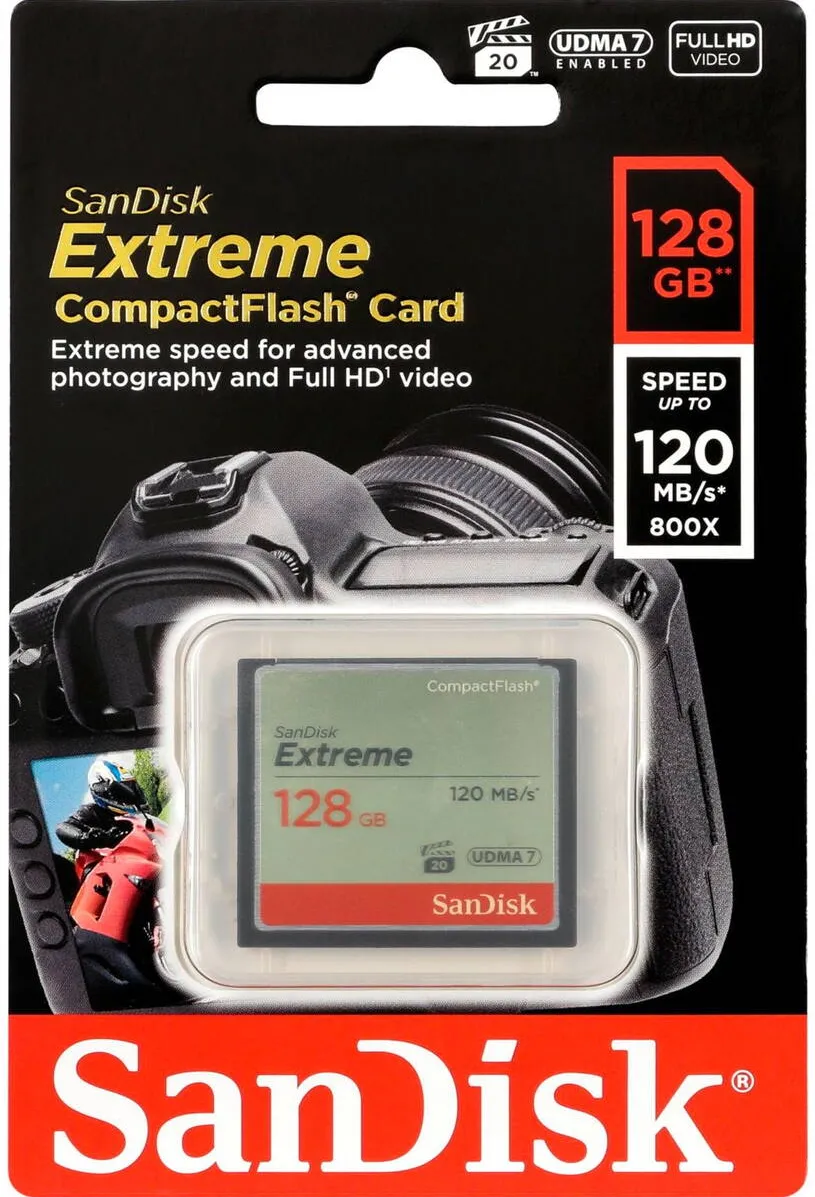 Card de Memorie SanDisk CF 128GB Extreme 120/85