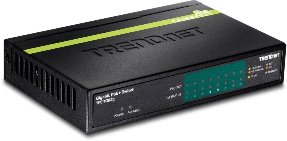 Switch PoE TRENDnet TPE-TG82G 8 porturi 61W
