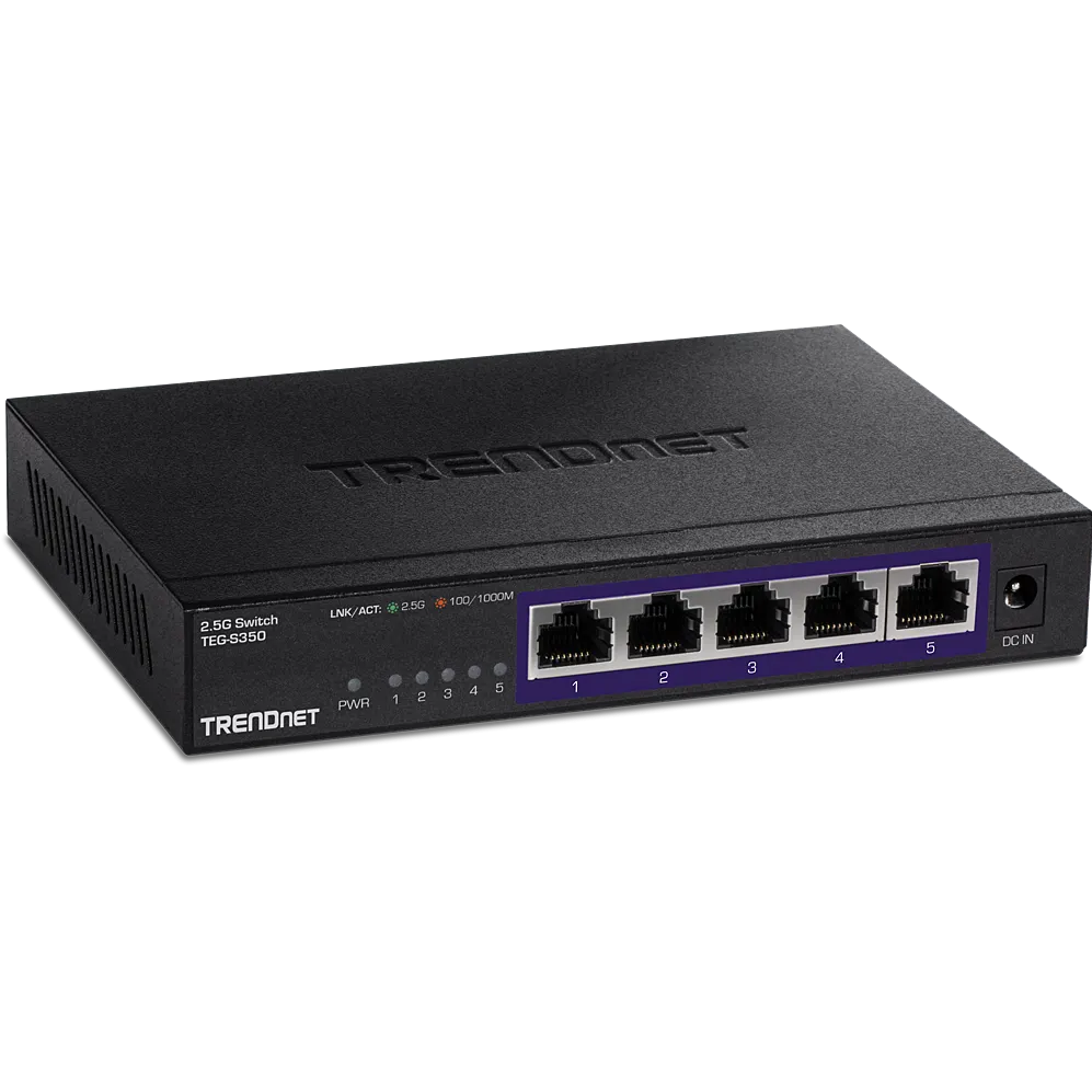 TRENDnet 5-Port Unmanaged 2.5G