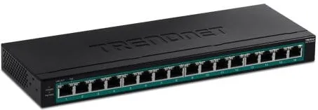 TRENDnet 16-Port Gigabit PoE+ (123W)