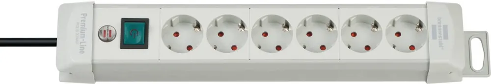 Prelungitor Brennenstuhl Premium-Line 6x 3m grau