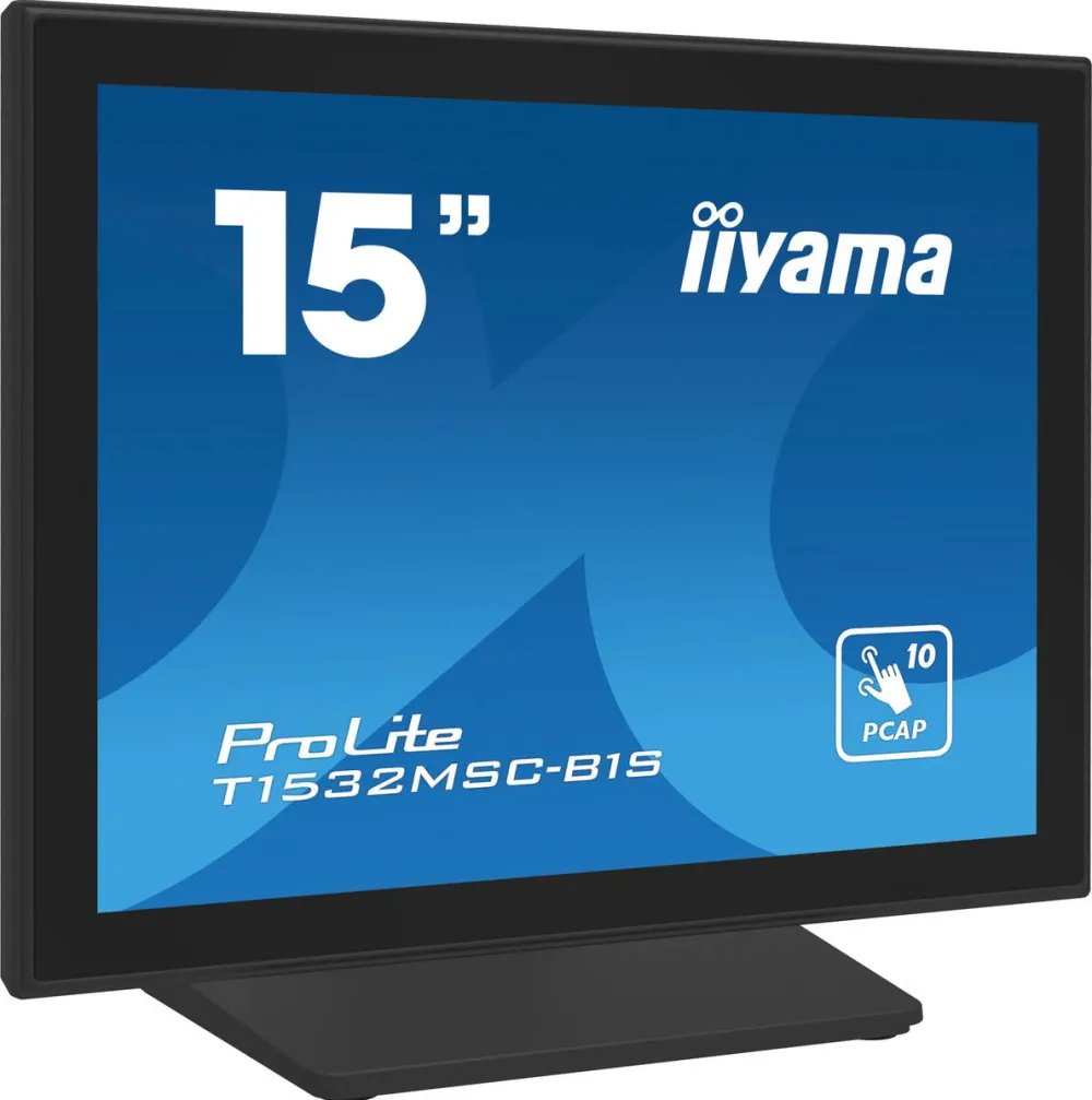 Monitor IIyama 15" T1532MSC-B1S 4:3 M-Touch HDMI+DP TN
