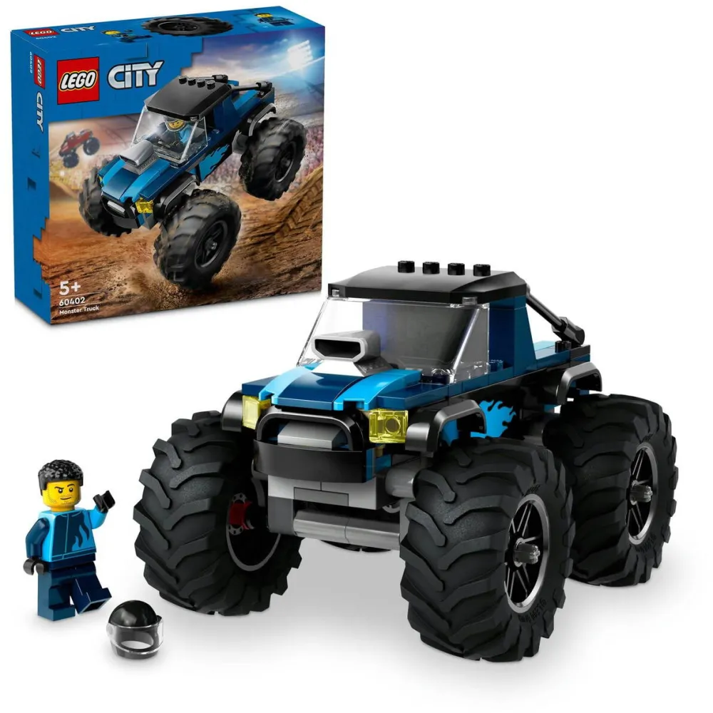 Set constructie LEGO Monster truck albastru 60402