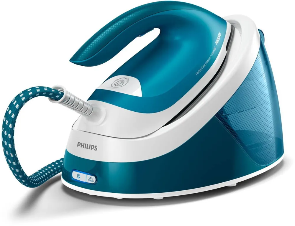 Philips Statie de calcat cu abur GC6815/20, 2400W, 1.3 l, 6 bar, 360 g/min, Smart Calc Clean, OptimalTEMP, Albastru