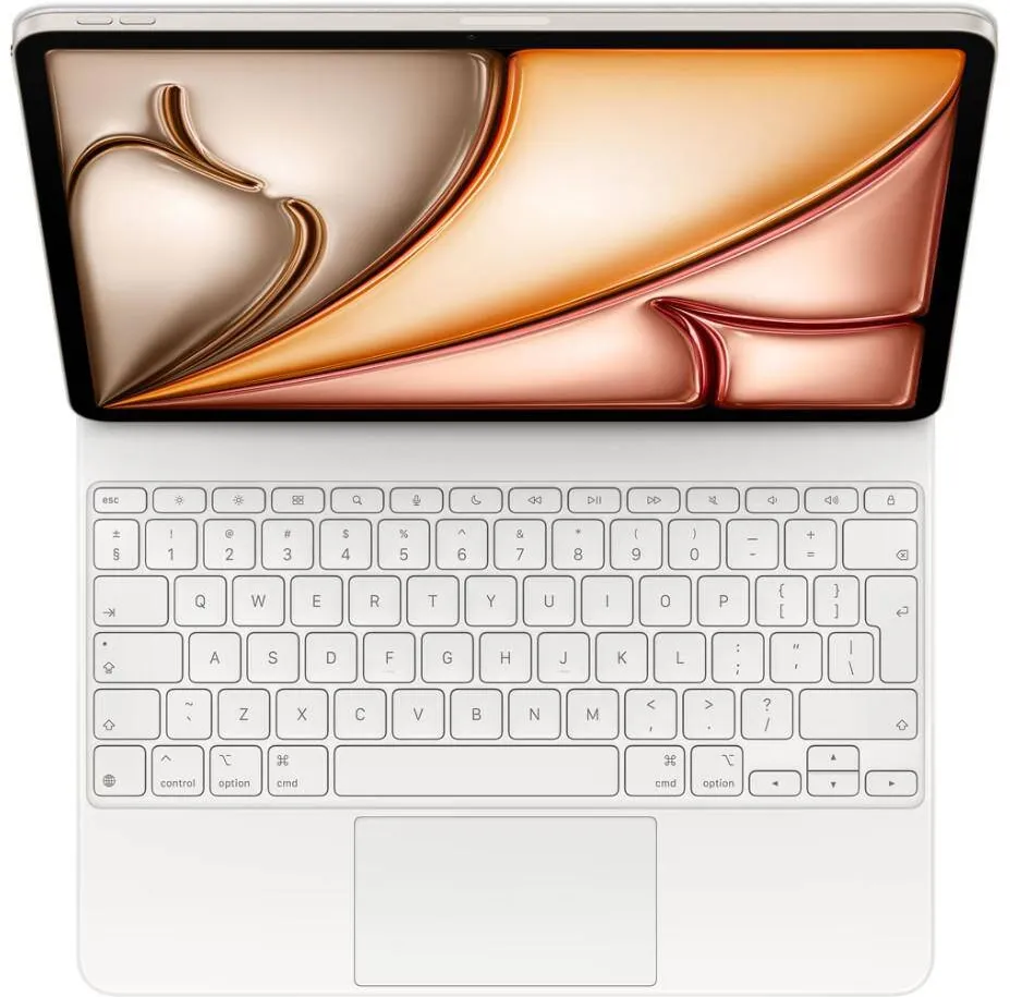 Accesoriu Tableta Apple Tastatura Magic Keyboard pentru iPad Air M3 (2025) de 13 inch, Layout RO, White