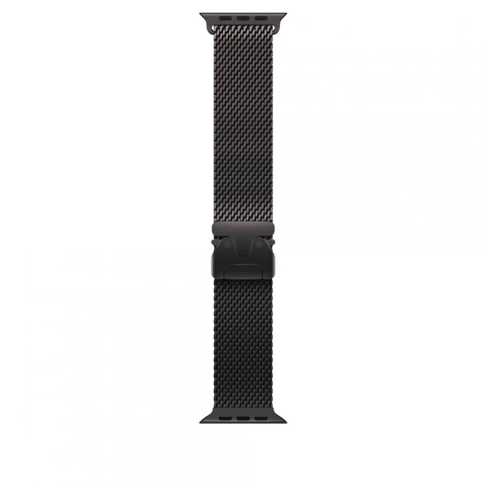 Apple AW BAND 49MM TITANIUM MILANESE BLACK S