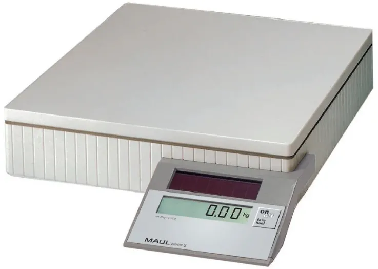 Maul Cantar pentru colete, solar MAUL tronic S, 50 kg - gri
