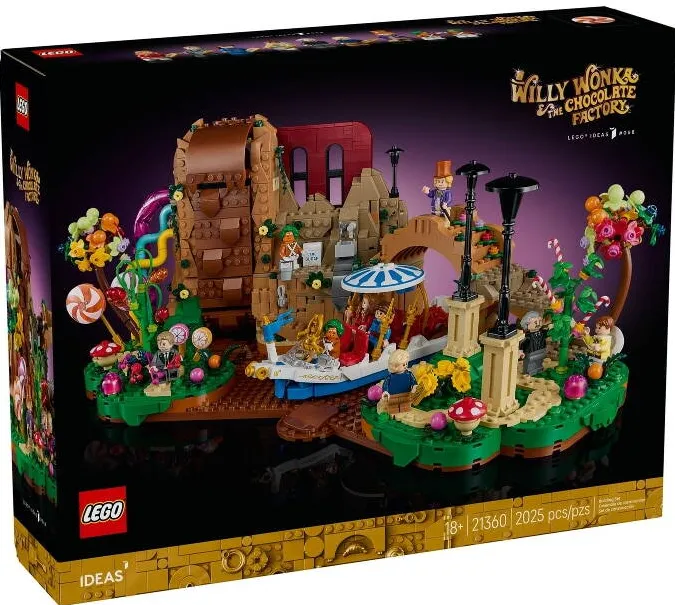 LEGO 21360 Willy Wonka si fabrica de ciocolata