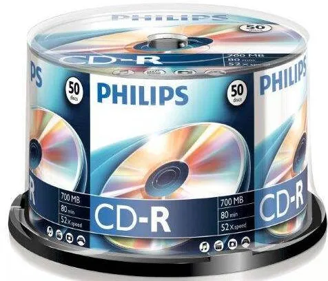 Philips CD-R 700MB-80min ( 50 buc. Spindle, 52x) PHILIPS