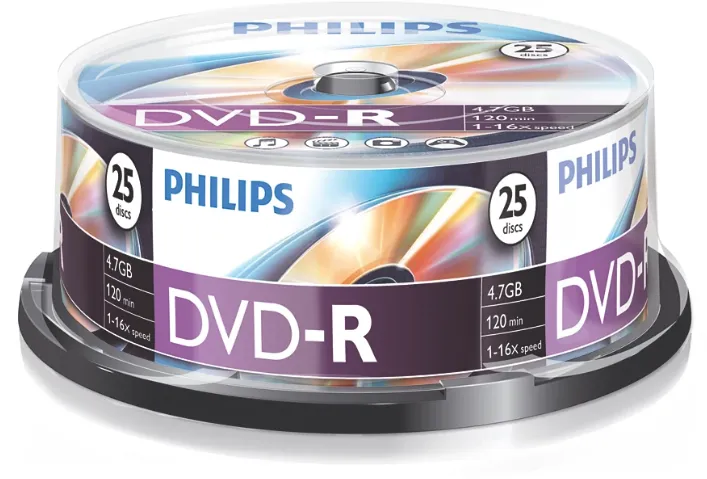 Philips DVD-R 4.7GB (25 buc. Spindle, 16x) PHILIPS