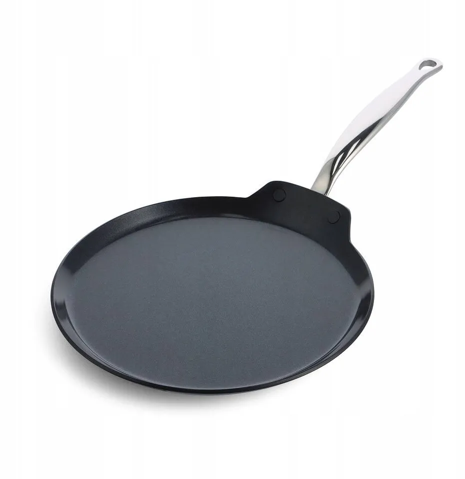 GreenPan Tigaie GreenPan Barcelona Pro 28cm, ceramica, neagra, antiaderenta, cu maner ergonomic