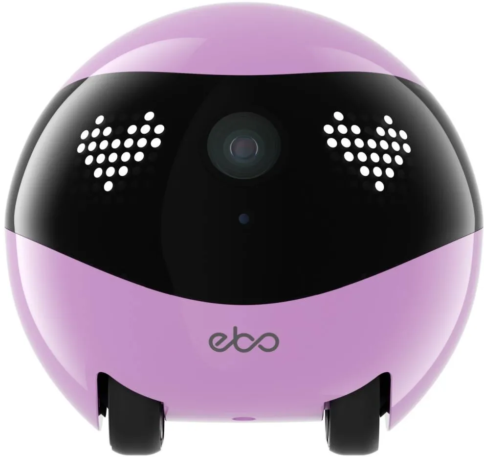 Camera Supraveghere Enabot Robot companion Enabot EBO Air 2, camera 2K, 32GB, roz, set complet