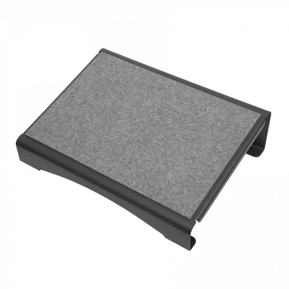 Maul Suport pentru picioare, metalic, acoperit cu pasla, 40x30 cm, MAUL Flair - antracit
