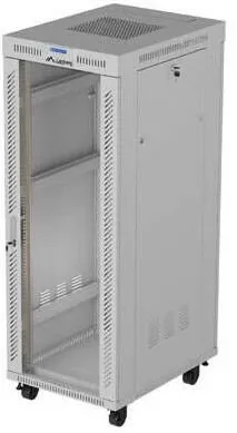 Carcasa server LANBERG Cabinet metalic, Lanberg, Rack 19" 32U, 600x800cm, gri, cu usi din sticla