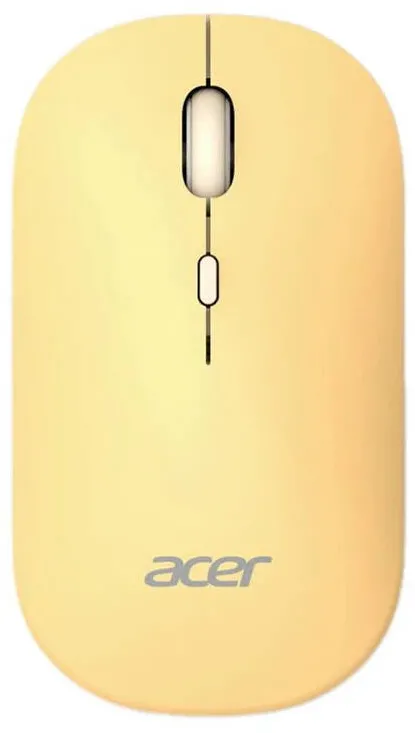 Mouse Acer Mouse/maus Acer DUAL AMR130 GP.MCE11.04B, wireless, conectivitate duala bluetooth/2.4GHz, galben