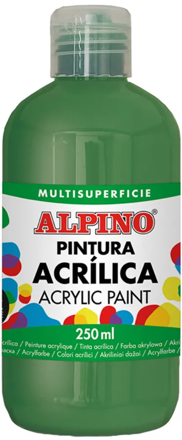 Alpino Vopsea acrilica, 250ml, Alpino - verde deschis