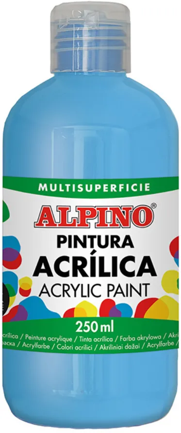 Alpino Vopsea acrilica, 250ml, Alpino - bleu