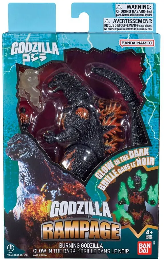 BanDai GODZILLA ACTION FIGURE - BURNING GODZILLA GLOW