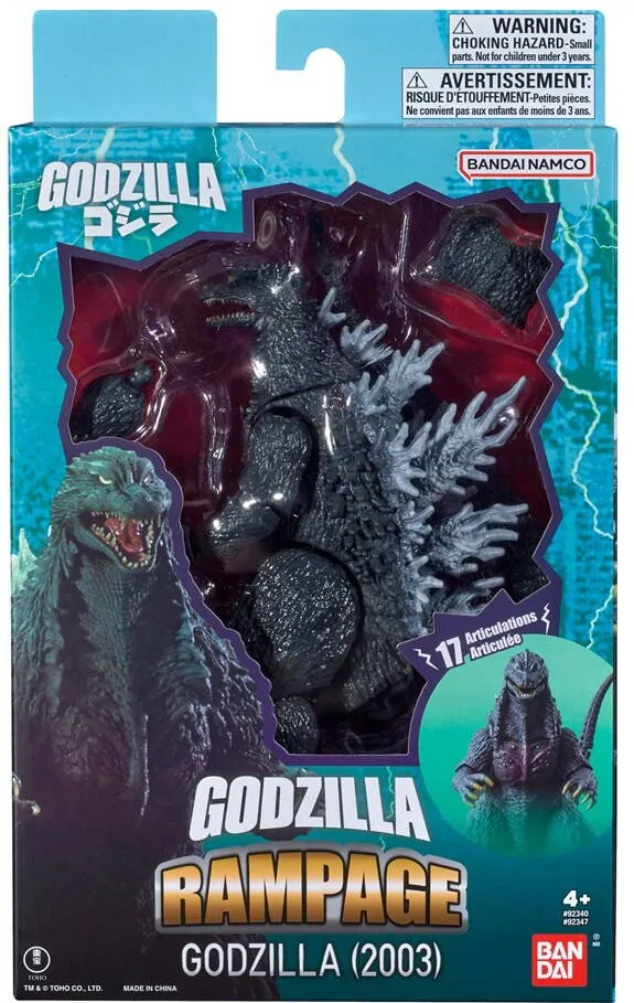 BanDai GODZILLA ACTION FIGURE - GODZILLA 2003
