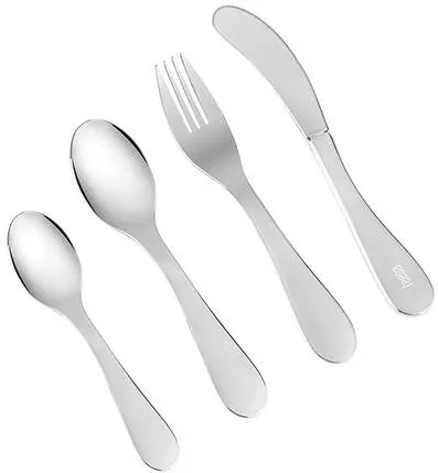 teesa SET TACAMURI INOX COPII 4 PIESE TEESA