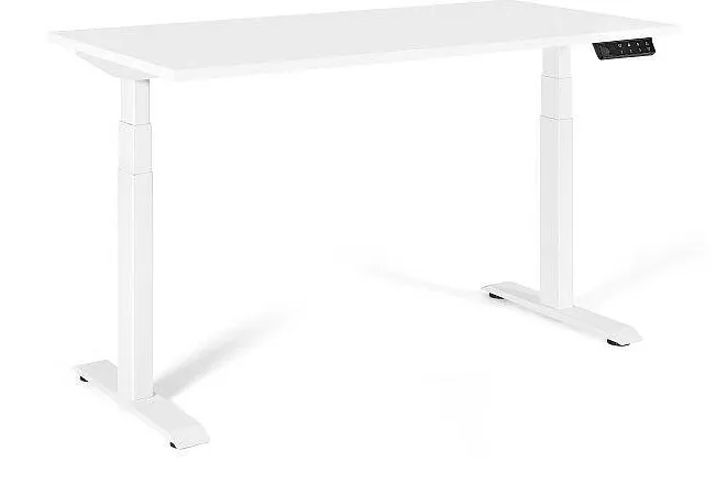 Birou Gaming Unique UNIQUE ACTIVE I Electric desk 140x70 cm White