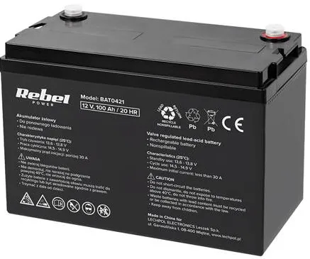 Rebel Acumulator STATIONAR AGM VRLA 12V 100AH REBEL